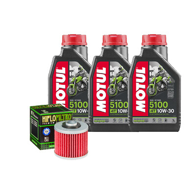 Ölwechselkit Motul 5100 10W30 + Filter Für Jawa 660 CZ Sportard 2013 2015