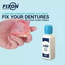 Fixon Denture Adhesive powder - 15 gm (pack of 6) ICPA