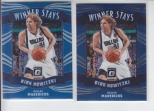 2 - 2023-24 Optic DIRK NOWITZKI Winner Stays Base + Silver Holo Mavericks #4