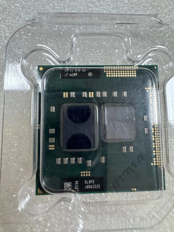 Intel Core i7-620M SLBPD SLBTQ 2.66 GHz 4M Dual Core Laptop Processor Socket G1 - Image 3 of 4