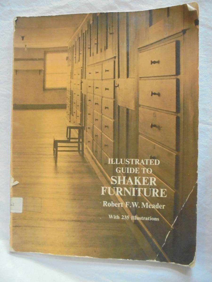 Vintage 1972 Illustrated Guide to Shaker Furniture Book by