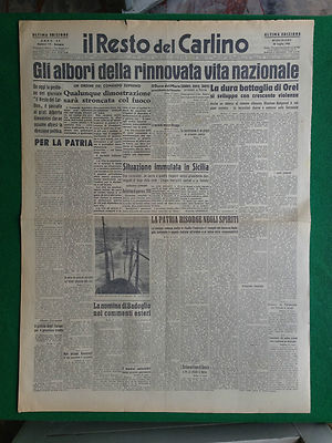 DER REST DES MOPS 28.7.1943, DIE ANBRÜCHE DES ERNEUERTEN NATIONALEN LEBENS