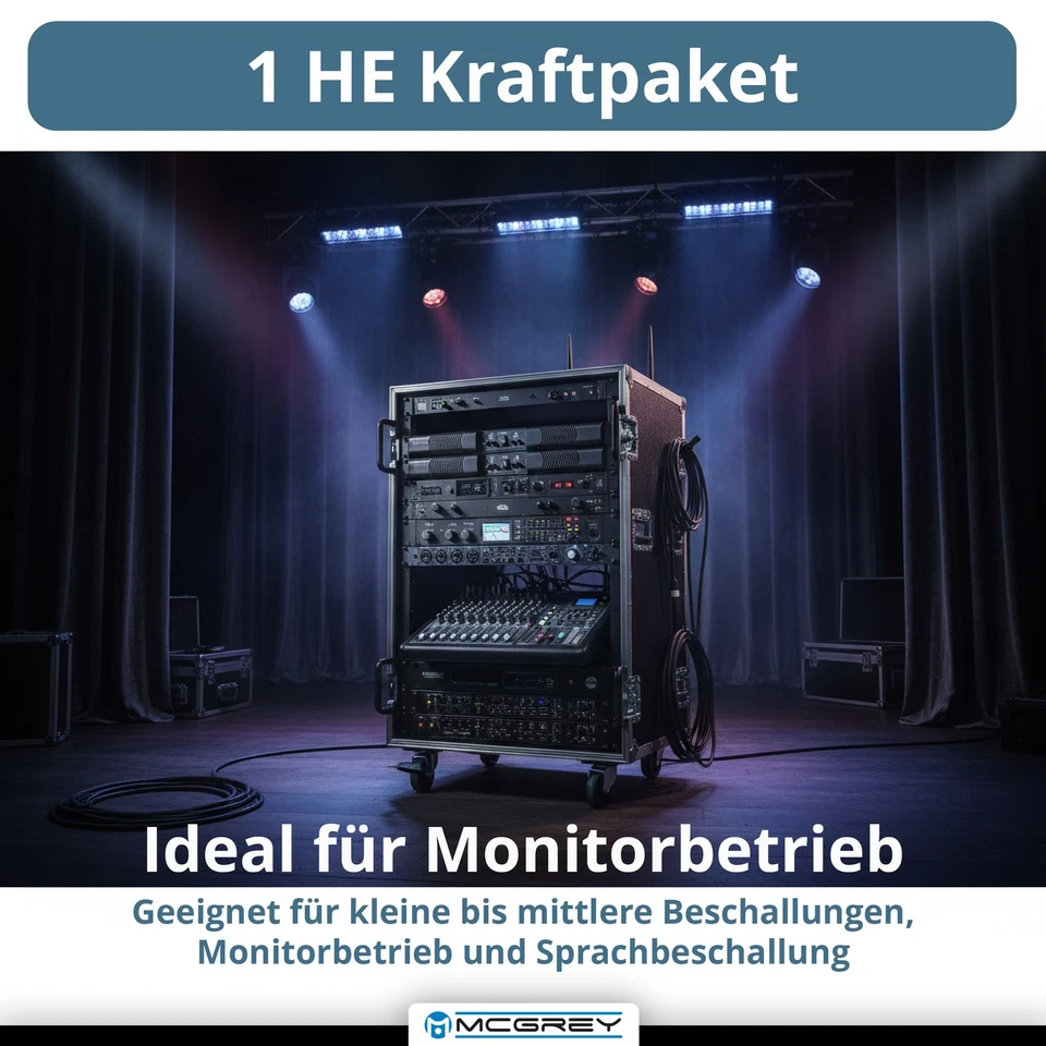 McGrey PA-4504 Endstufe DJ PA 4x450 Watt Class-D Verstärker XLR SPK-kompatibel - Bild 2 von 4
