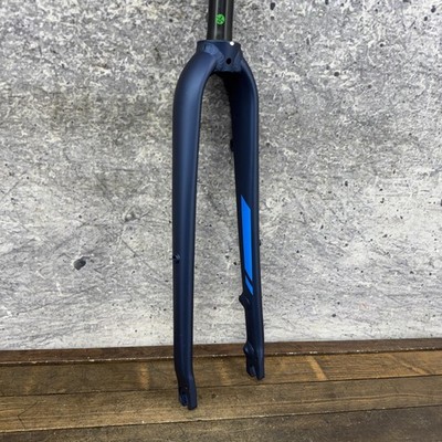 700c Fork 1 1/8 Threadless Caliper Disc Brake QR Blue Hybrid