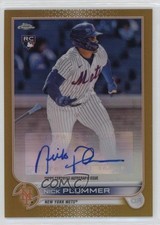 2022 Topps Chrome Update Gold Refractor 21/50 Nick Plummer #AC-NPL Auto 1u6