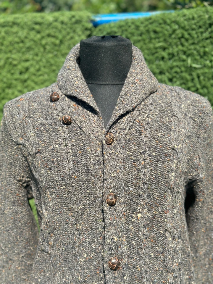 RRL Ralph Lauren Merino Wool Cashmere Indigo Cardigan Handcrafted Size XL - Image 2 of 4