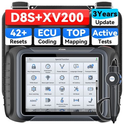 XTOOL D8S XV200 Bidirectional Scanner Full System Diagnostic Tool Topology Map