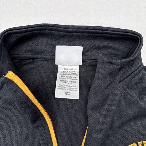 Boston Bruins Pullover Sweater Mens Size Large NHL Hockey 1/4 Zip Casual NEW - Picture 5 of 10