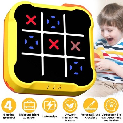 3 in 1Elektro Tic-Tac-Toe Spiel Puzzle Spiele Fidget Spielzeug Brettspiele