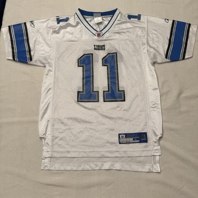 NFL Football Jersey Detroit Lions Roy Williams #11 Youth Large Reebok 