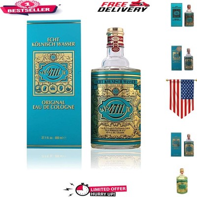 4711  Eau De Cologne Splash 27.1 Fl. Oz - Refreshing Citrus for Men