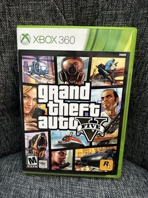 Grand Theft Auto V GTA 5 Xbox 360 Complete CIB 2 Disc Map Manual Rockstar