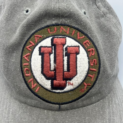 Indiana Hoosiers Mütze Kappe Riemen hinten Herren grau NCAA College Basketball Einheitsgröße - Bild 2 von 10