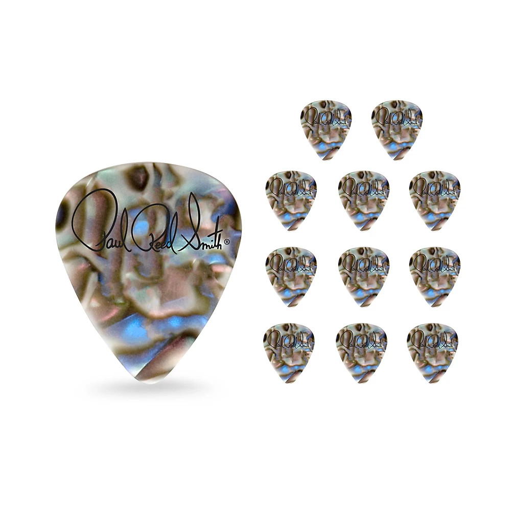 Медиаторы для гитары из целлулоида PRS Abalone Shell Тонкие 12 упаковок 2190₽