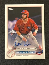 Ethan Wilson 2022 Topps Pro Debut Auto Phillies