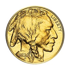 2026 $50 1-oz American Gold Buffalo Brilliant Uncirculated 5424.92 per troy oz