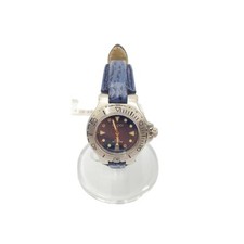 GUCCI◆Gucci/quartz watch/analog/leather/NVY/NVY