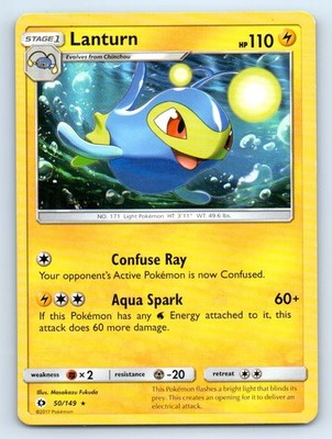Lanturn Rare SM Base Set 50/149 MP