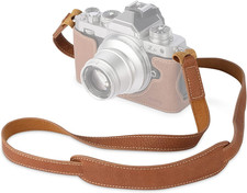 Vintage Brown Leather Camera Strap Genuine Neck Shoulder Strap for DSLR  Mirror
