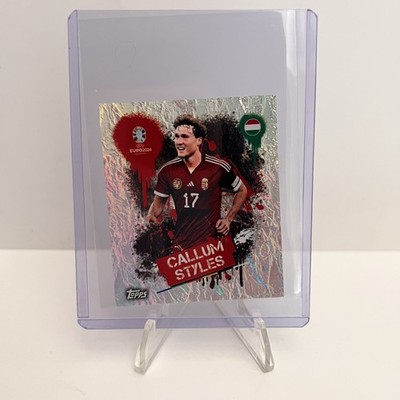 CALLUM STYLES (ARTIST) EURO 2024 STICKER (HUN 3) - TOPPS