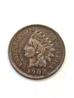 1902 Indian Head Cent coin - almost full Liberty
