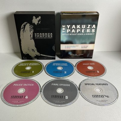 The Yakuza Papers: Battles Without Honor And Humanity (DVD, 2004, 6-Disc Set)