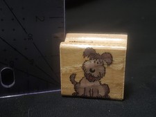 Cartoon Dog - StampCraft 1.5" Rubber Stamp