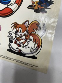 Promotional Sonic Adventure Stickers -Dreamcast- Electronic Gaming Monthly 1999