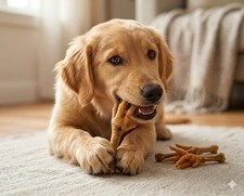Dried Natural Single Ingredient Chicken Feet- Dog Treats/Chews- 25 Count