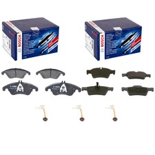 BOSCH BREMSBELÄGE VORNE + HINTEN passend für MERCEDES E-KLASSE W212 CLS C218