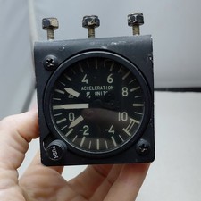 Beech T-34 / T-34B Falcon Gauge Accelerometer P/N GM510-2 CORE (1125-112)