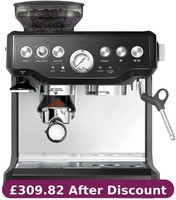 Sage The Barista Express SES875BKS Bean to Cup Coffee Machine Black Sesame*