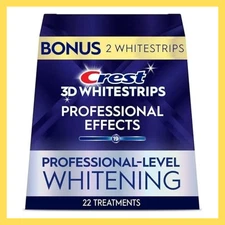 Crest 3D Whitestrips Professional Effects – Teeth Whitening Kit, 22 Treatments