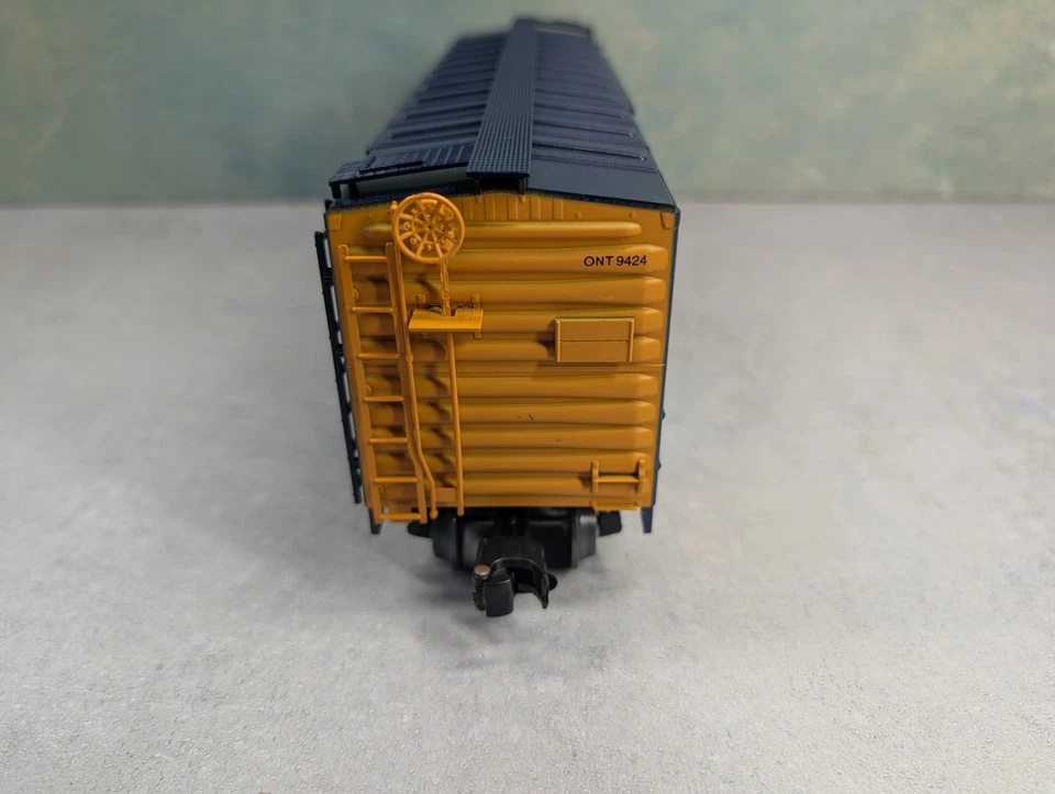 Weaver O 40' PS-1 Box Car Ontario Northland ONT #9424 3 Rail Custom Car READ - Image 3 of 4