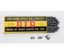 D.I.D 420X86RB 420 Standard Series Non O-Ring Chain - 86 Links (Natural) 4126834