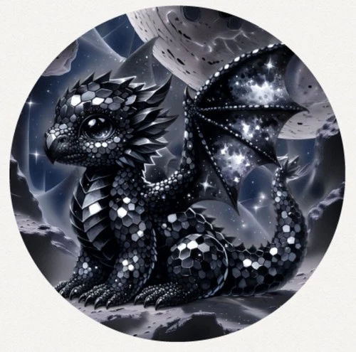 Hayleybug 1 oz Starfall Hatchling silver Ruthenium w/ COA POP 5 Round #5