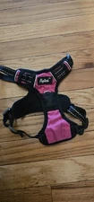PUPTECK Adjustable Dog Harness Collar No Pull, Soft Mesh, Padded, Pink, Small