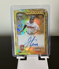 2024 Topps Gilded Collection - Jose Tena Auto #CGA-JT Yellow /75 (AU, RC)
