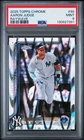 2025 TOPPS CHROME RAYWAVE #99 AARON JUDGE PSA 9