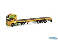 Herpa Leonhard Weiss Volvo Fh Gl Xl Electric Rungensattelzug 958622