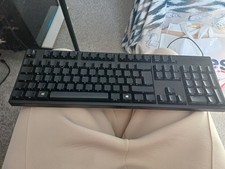 Flico Mechanical Gaming Keyboard F13 with Number Pad UK Layout Black