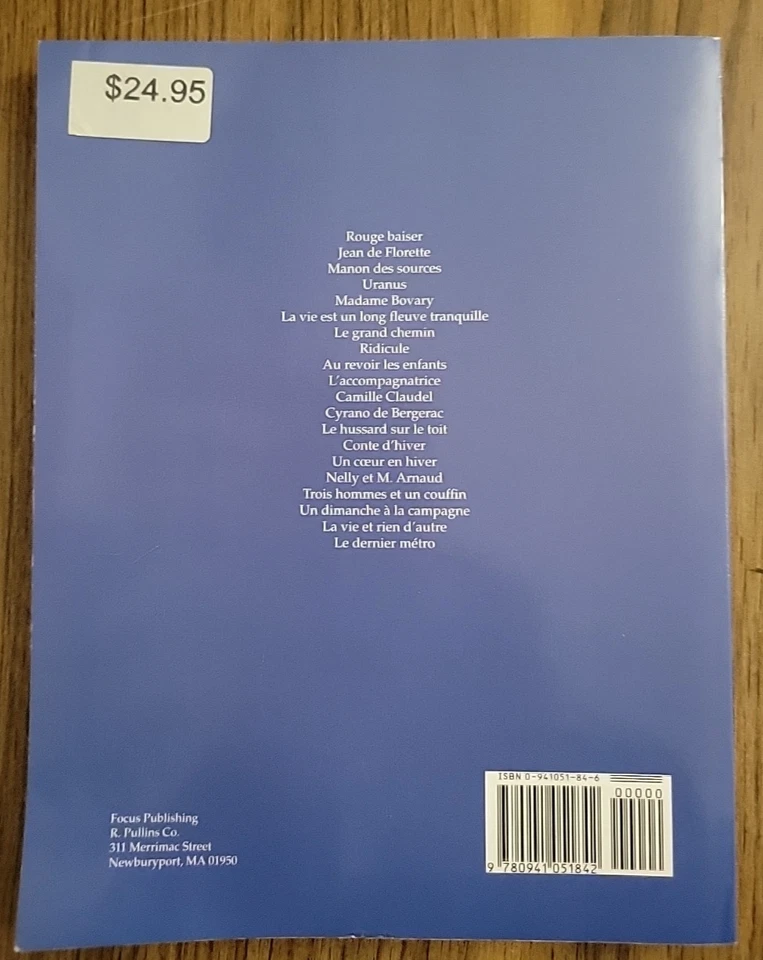 Cinema for French Conversation 1999 Anne Christine Rice - Image 2 of 2