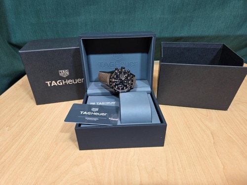 Tag Heuer Carrera Calibre 16 Chronograph 43mm PVD Titanium CV2A84.FC6394