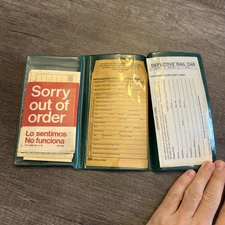 Vintage Chicago CTA Train Courtesy Card Kit 