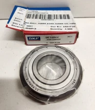 NEW IN BOX! GENUINE SKF 25MM BORE X 52MM OD X 15MM WIDE BEARING 6205-2ZNRJEM