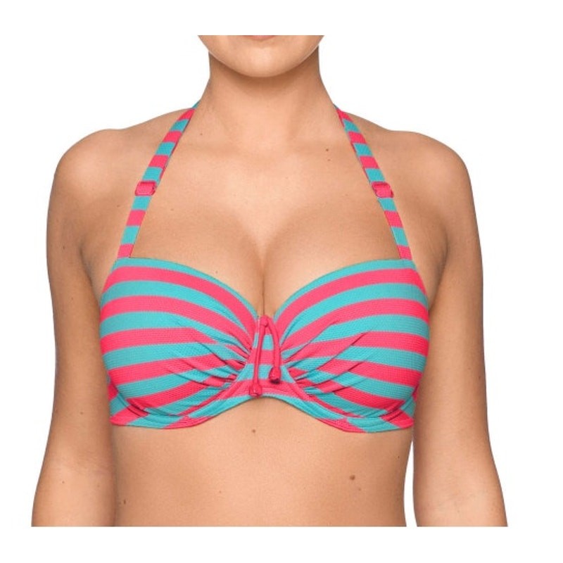 EUC PrimaDonna Swim Capri Bikini Swimsuit Set Top G Padded Cup Bottoms Small View 4