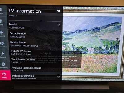 LG OLED48C1PUB 48-inch OLED 4K Smart TV