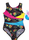 Jacques Moret Leotard Bodysuit Rainbow Star Tank Hologram Speckl New Girl M 8 10 — photo 1