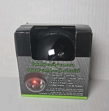 1 Pack Dummy Camera Fake Security CCTV Dome Camera with Flashing Red LED Light