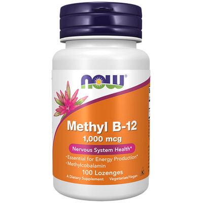 Methyl-B-12 1000 mcg 100 Lutschtabletten Now Foods